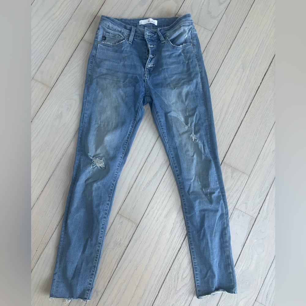 KanCan High rise straight jeans